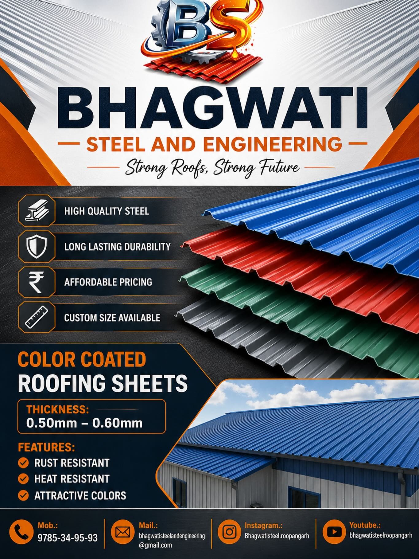 Color Coated Roofing Sheets